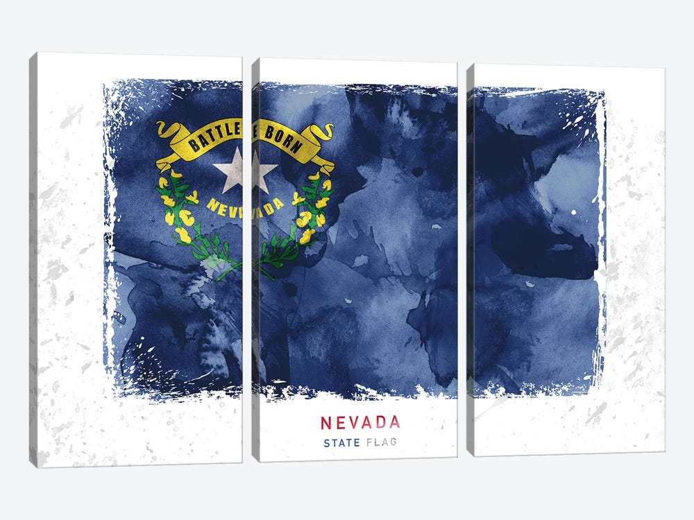 Nevada by WallDecorAddict 3-piece Canvas Print