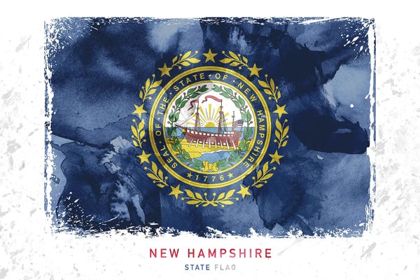 New Hampshire: New Hampshire by WallDecorAddict