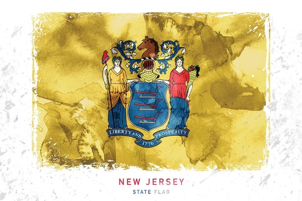 New Jersey: New Jersey by WallDecorAddict