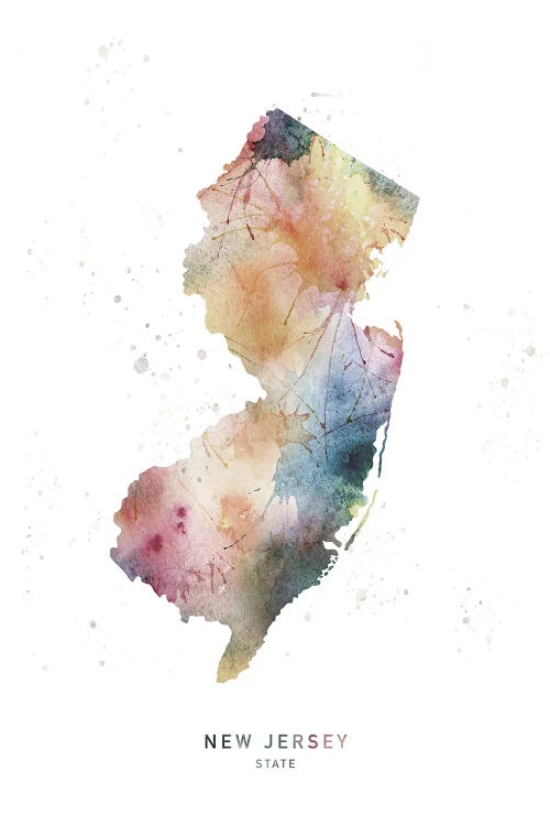 New Jersey State Watercolor