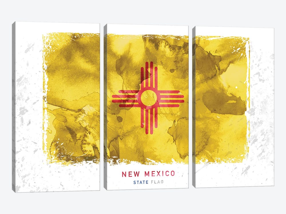 New Mexico by WallDecorAddict 3-piece Canvas Art Print