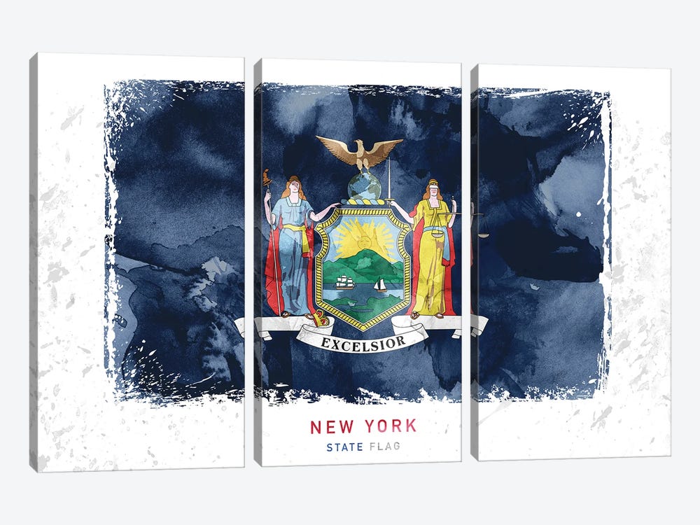 New York by WallDecorAddict 3-piece Canvas Print