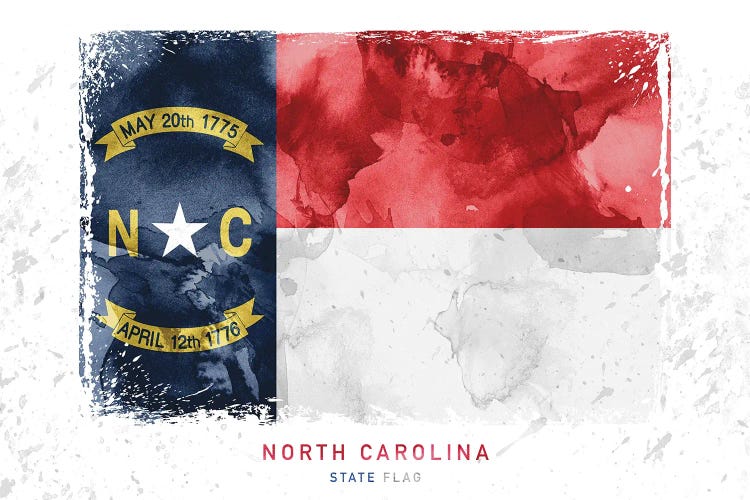 North Carolina by WallDecorAddict canvas print