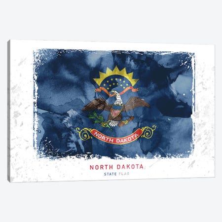 North Dakota Canvas Print #WDA343} by WallDecorAddict Canvas Artwork