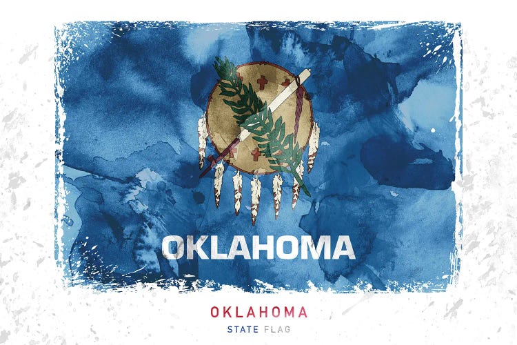 Oklahoma by WallDecorAddict wall art