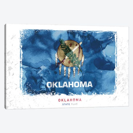 Oklahoma Canvas Print #WDA354} by WallDecorAddict Canvas Art
