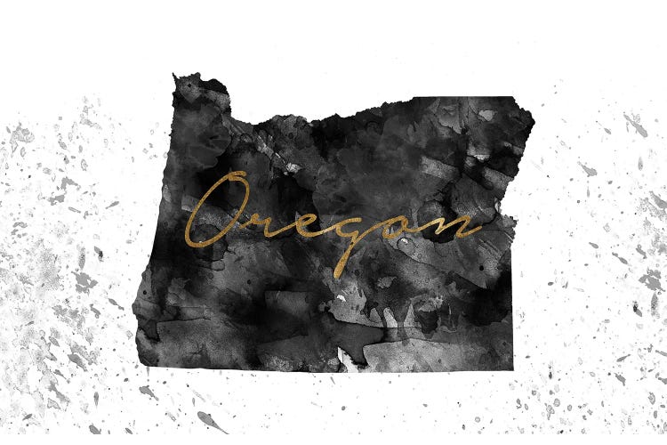 Oregon Black And White Gold