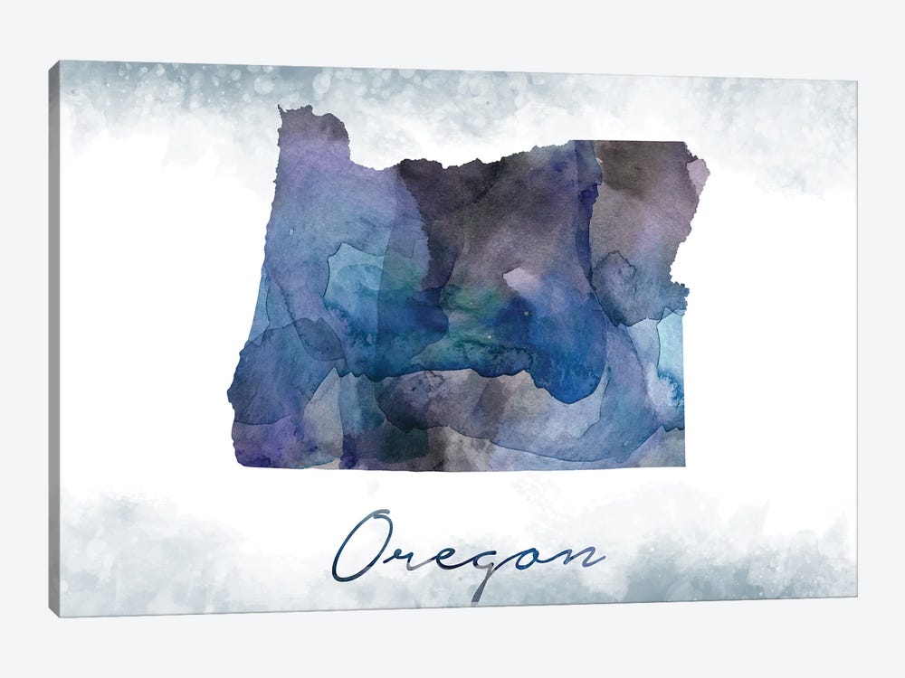 Oregon State Bluish by WallDecorAddict 1-piece Canvas Artwork