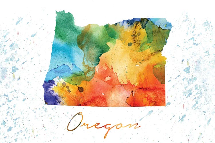 Oregon State Oregon by WallDecorAddict wall art