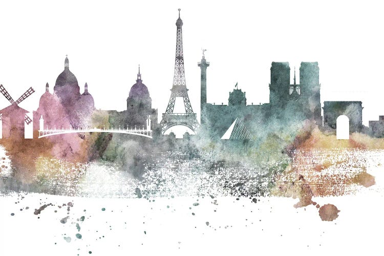 Paris Pastel Skylines