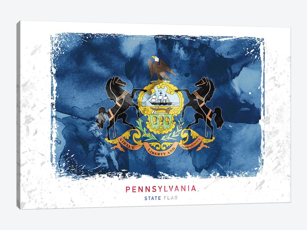 Pennsylvania by WallDecorAddict 1-piece Canvas Print