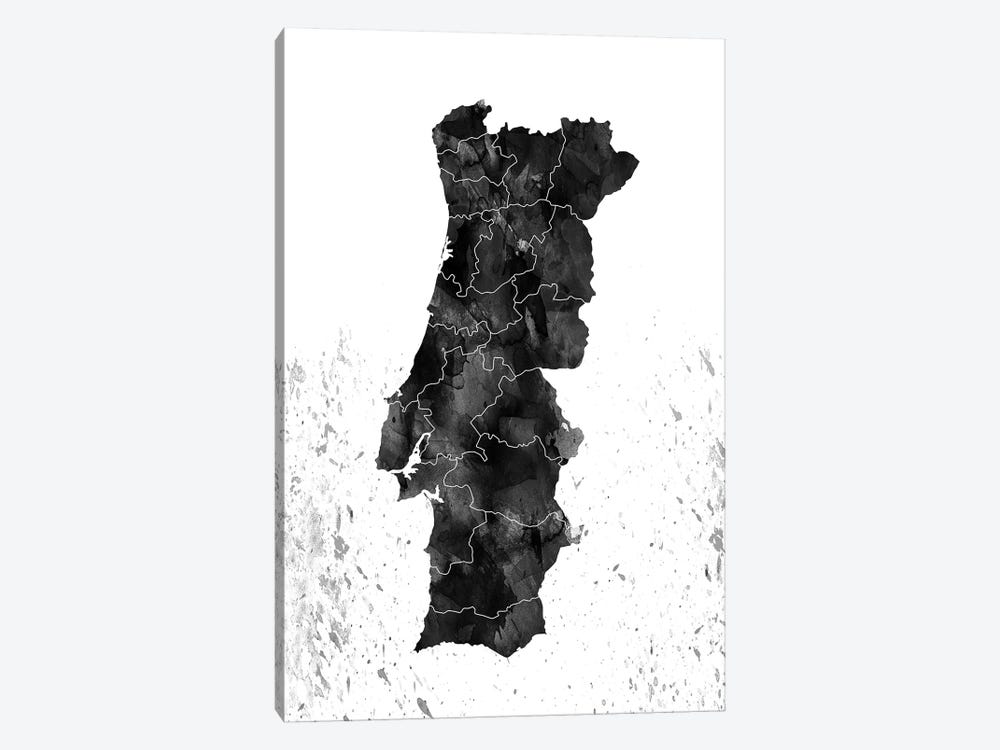 Portugal Black And White by WallDecorAddict 1-piece Art Print