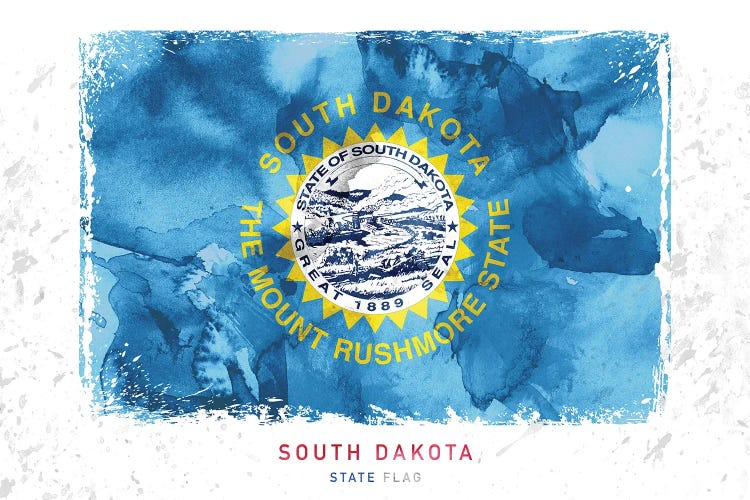 South Dakota by WallDecorAddict wall art