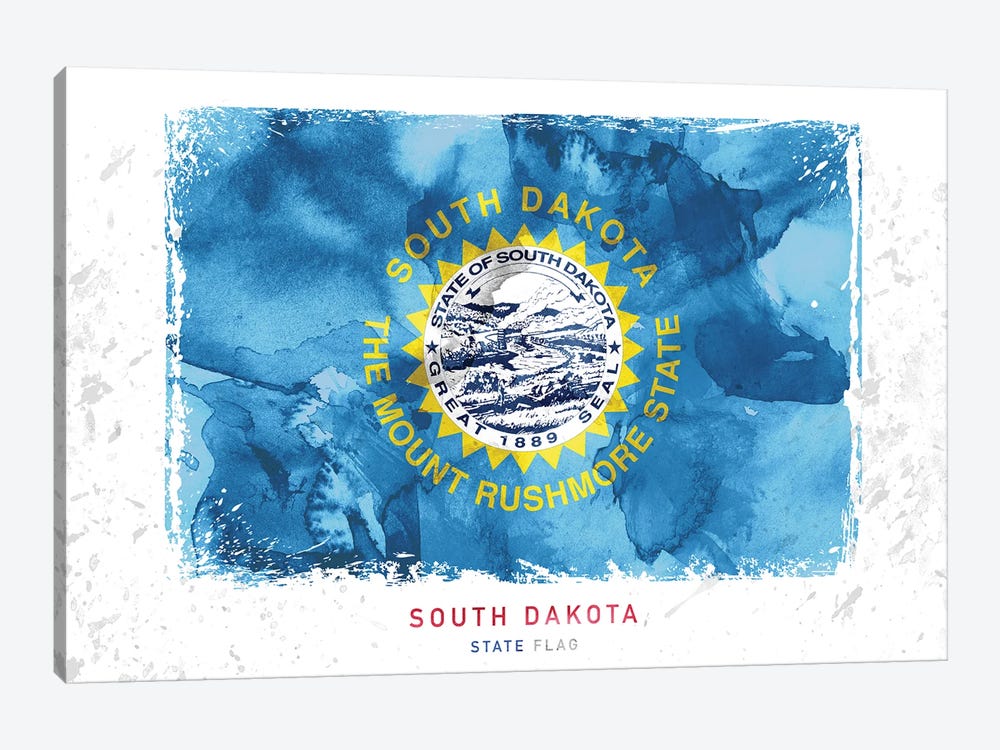 South Dakota by WallDecorAddict 1-piece Canvas Print