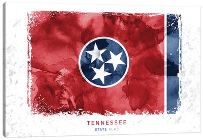 Tennessee Canvas Art Print - State Maps
