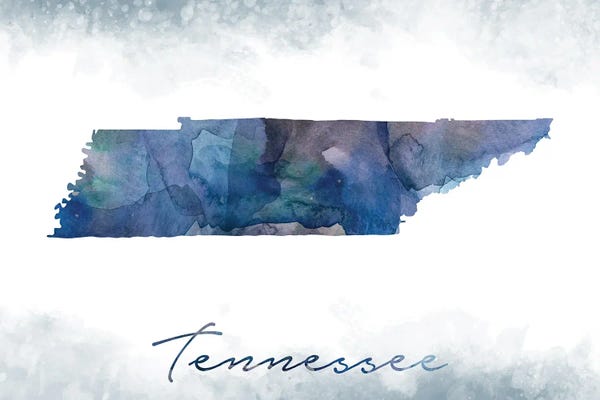 Tennessee: Tennessee State Bluish by WallDecorAddict