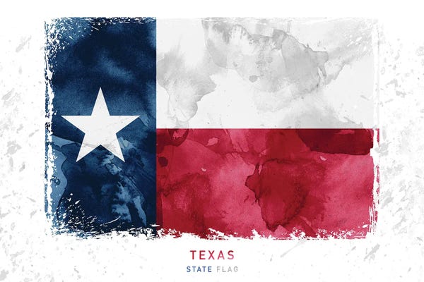 Canvas Print: Texas by WallDecorAddict
