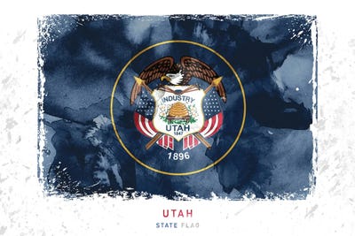 Utah by WallDecorAddict art print