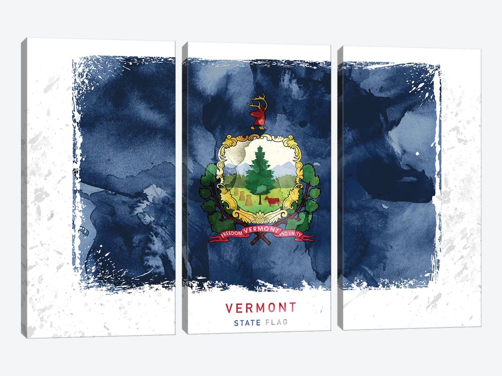 Vermont by WallDecorAddict 3-piece Art Print