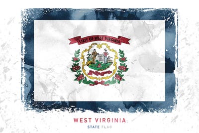 West Virginia by WallDecorAddict art print
