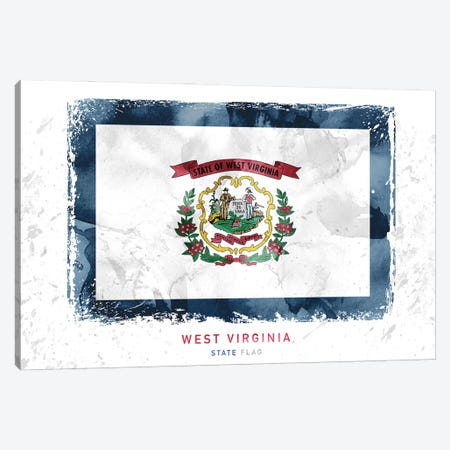 West Virginia Canvas Print #WDA513} by WallDecorAddict Art Print