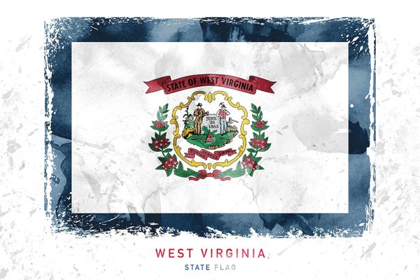 West Virginia: West Virginia by WallDecorAddict