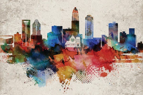 Charlotte: Charlotte Abstract by WallDecorAddict