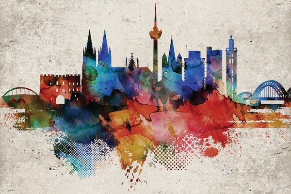 Cologne: Cologne Abstract by WallDecorAddict