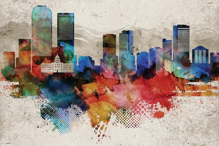 Denver Abstract by WallDecorAddict wall art