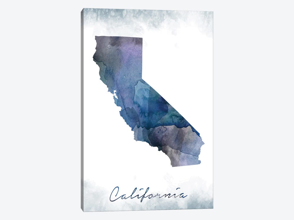 California State Bluish by WallDecorAddict 1-piece Art Print