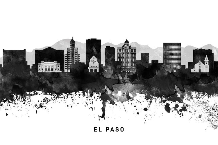 El Paso Skyline Black & White