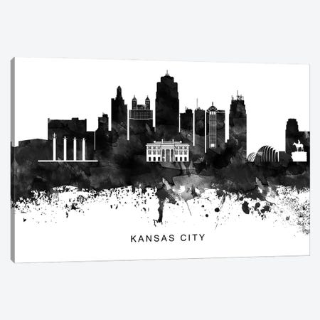 Kansas City Skyline Poster Canvas Print by Paul Rommer | iCanvas