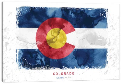 Colorado Canvas Art Print - U.S. State Flag Art