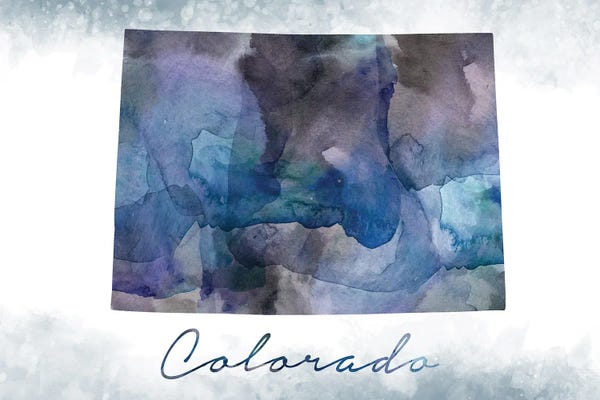 Colorado: Colorado State Bluish by WallDecorAddict