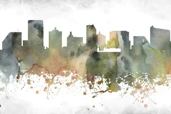 Atlantic City: Atlantic City Skyline by WallDecorAddict