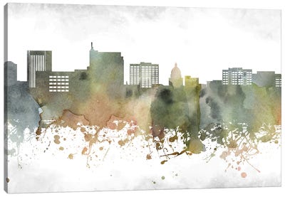 Boise Skyline Canvas Art Print - WallDecorAddict