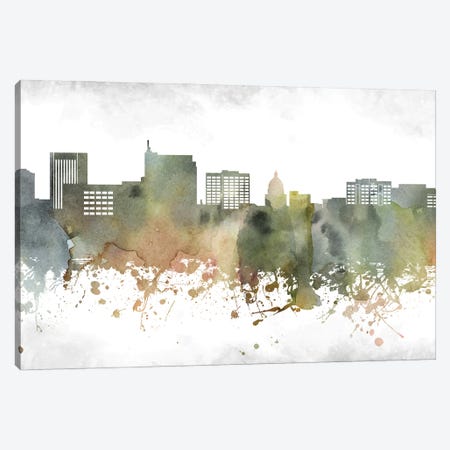 Boise Skyline Canvas Print #WDA887} by WallDecorAddict Canvas Artwork