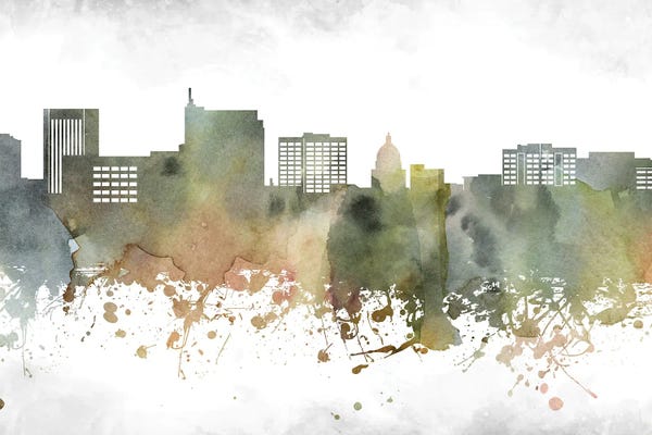 WallDecorAddict: Boise Skyline by WallDecorAddict