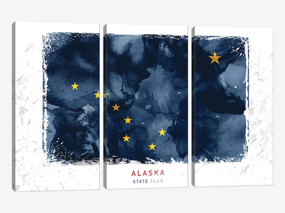 Alaska by WallDecorAddict 3-piece Canvas Art Print