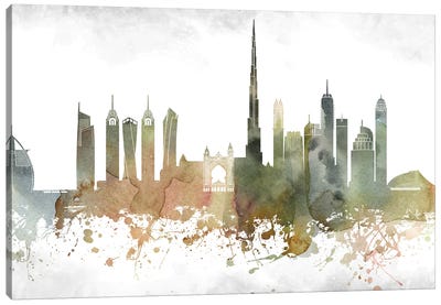 Dubai Skyline Canvas Art Print