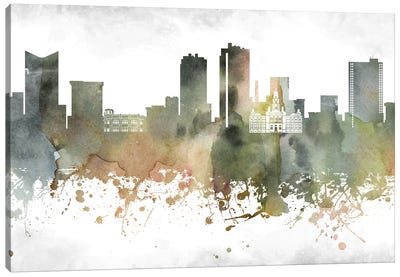 Fort Worth Skyline Canvas Art Print