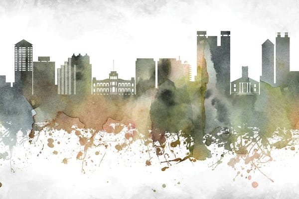 Honolulu: Honolulu Skyline by WallDecorAddict