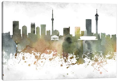 Johannesburg  Skyline Canvas Art Print