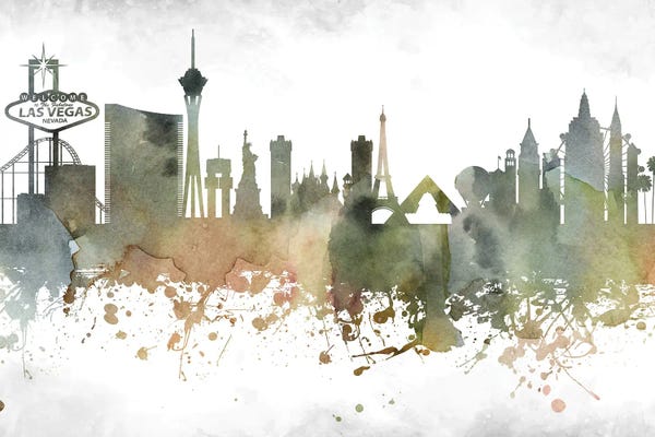 WallDecorAddict: Las Vegas Skyline by WallDecorAddict