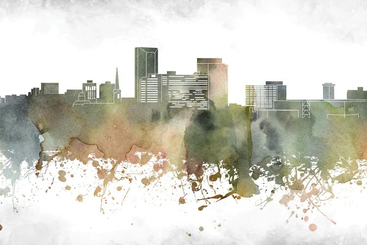 Lexington Skyline by WallDecorAddict wall art