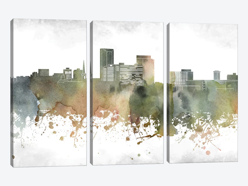 Lexington Skyline by WallDecorAddict 3-piece Canvas Art