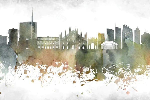 Lombardy: Milan Skyline by WallDecorAddict