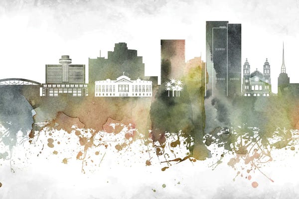 Phoenix: Phoenix Skyline by WallDecorAddict