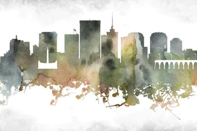 Richmond Skyline by WallDecorAddict canvas print