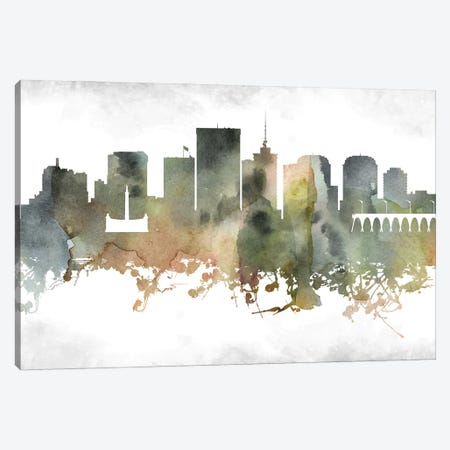 Richmond Skyline Canvas Print #WDA983} by WallDecorAddict Canvas Artwork